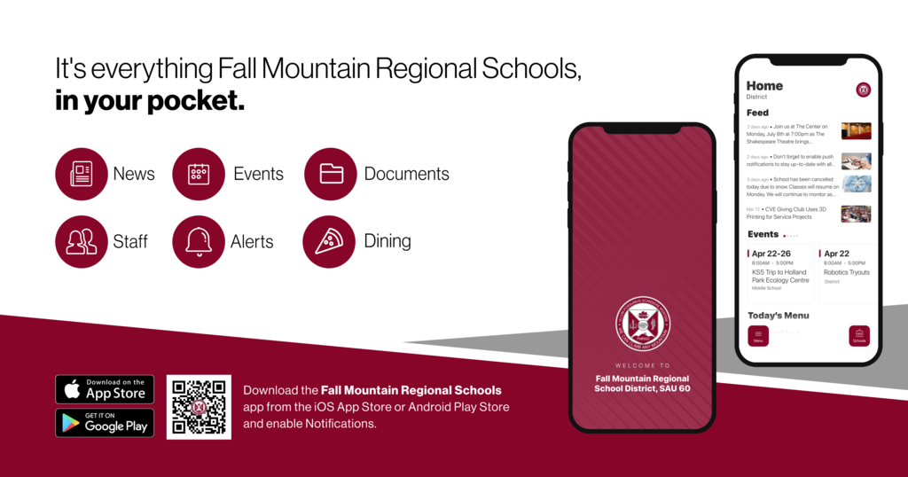 Fall Mtn Regional School App